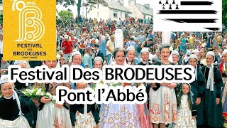 Les 70 ans du FESTIVAL DES BRODEUSES 2024 PONT l’ABBÉ Bretagne Finistère défilé grande Parade [upl. by Akinnor]