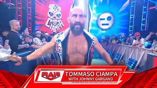 Tommaso Ciampa Entrance  WWE Monday Night Raw January 08 2024 [upl. by Okechuku]