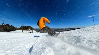 Rough slopes  Korua Shapes Cafe Racer  Burton Step On Split  Yashima Ski Area [upl. by Assin]