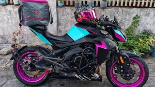 CF MOTO  NK 400 TUNING motos tuneada [upl. by Aroda]