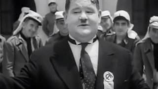 Laurel and Hardy dance to Born to Be Alive by Patrick Hernandez [upl. by Eihpos]