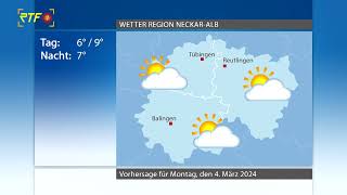 RTF1  Wetter vom 3 März 2024 [upl. by Duarte680]