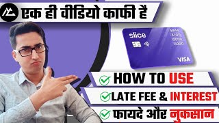 Slice Card kya hai  Slice Card ka Use Kaise karen  Slice Card ke Fayde Aur Nuksan  MyCompany [upl. by Florencia]