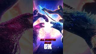 Godzilla X Kong All Monsters Roars shorts trending godzilla monsterverse viralvideo [upl. by Annoval]