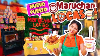 🔥Nuevo Puesto 🍤 🍗🥩 ¡MARUCHAN LOCAS 🌶 Camarón Res Pollo ✚ INGREDIENTES DE LOCURAConny Changarros [upl. by Ttereve]