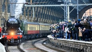 Flying Scotsman back on the rails [upl. by Rosenberg192]