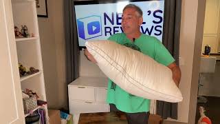 2 Comfortable Pillows Review amp Unboxing 4K [upl. by Stephenson683]