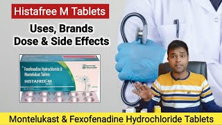 Montelukast sodium and fexofenadine hydrochloride tablets  Monte FX tablet uses  Histafree Tablets [upl. by Oniger]