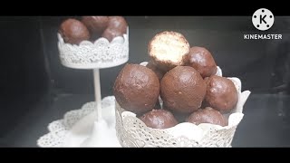 No bake ChocolateHazelnut Cheesecakes ballsChocolate Covered Hazelnut Cheesecake Bites [upl. by Bryn]