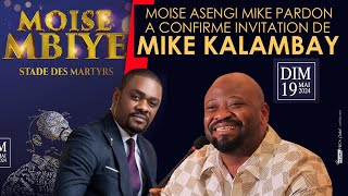 MOISE MBIYE A INVITATION MIKE KALAMBAY NA CONCERT YA STADE LE 19 ASENGI YE PARDON BAYEMBA ENSEMBLE [upl. by Clements]