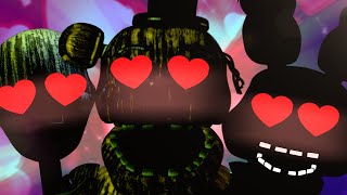 PHANTOMLOVING  Five Nights Of Love v40  FNAF DATING SIM GAME 1 [upl. by Aneeroc]