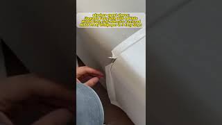 Upgrade Sofa with a White Wood Grain SelfAdhesive Textured Mold Proof Wallpaper in 3 Easy Steps [upl. by Juni]