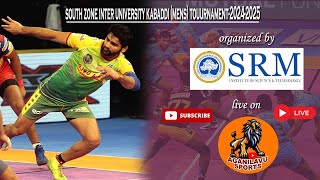 Vel Tech RampD IST  TN vs JNTU Kakinada AP SOUTHZONE MATCH202425 SRM ISTKATTANKULATHUR [upl. by Cianca]