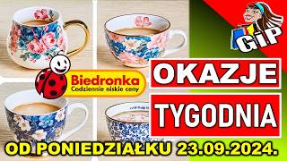 𝐁𝐈𝐄𝐃𝐑𝐎𝐍𝐊𝐀 🐞 Gazetka Promocyjna Od Poniedziałku 23092024  Okazje Tygodnia [upl. by Oakleil]