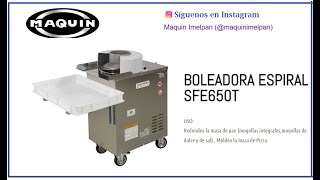 BOLEADORA MAQUIN PAN HAMBURGUESA SIGMA SFE650T [upl. by Barbi]