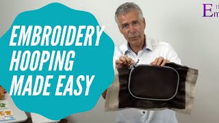 Embroidery Hooping Made Easy  Machine Embroidery for Beginner’s Series Part 1 [upl. by Nagol]