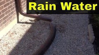 How To Redirect Rain Water Away From Your HouseTutorial [upl. by Ingemar]