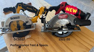 The Best 12v Circler Saw Dewalt 12 DCS512 vs Milwaukee m12 252120 construction dewalt milwaukee [upl. by Ellebana]