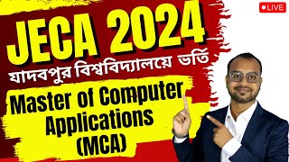 JECA 2024Master of Computer ApplicationMCA Admission into Jadavpur University [upl. by Allys]