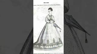 Fashion Offerings of Godey’s Lady’s Book August 1867 [upl. by Crisey439]