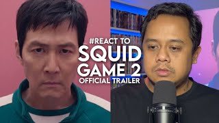 React to SQUID GAME Official Trailer [upl. by Cristi]