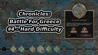 AoE2DE  HARD  4 A City Ablaze Chronicles Battle for Greece  Grand Campaign [upl. by Kakalina]