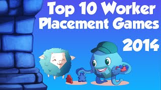 Top 10 Worker Placement Games [upl. by Nnylyar]