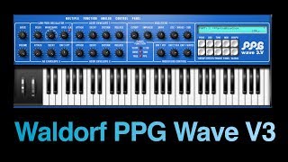 Waldorf PPG v3 with Propellerhead Reason 102  Sounds and Presets [upl. by Acissehc158]