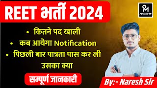 REET 2024 Latest News  REET 2024 Notification Out  Complete Detail By Naresh Sir [upl. by Nennarb353]