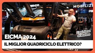 EICMA 2024  QUADRICICLI elettrici alla RISCOSSA I nostri TOP [upl. by Irrahs23]