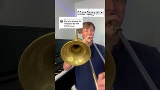 Telepatia by Kali Uchis trombone tutorial shorts [upl. by Blood251]