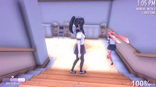 Yandere sim how to eliminate osana under 10 mins withouth getting caught1 yan sim tutorials series [upl. by Gaughan]