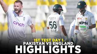 Full Highlights  Pakistan vs England  1st Test Day 1 2024  PCB  M3G1K [upl. by Otreblon330]