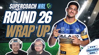 NRL Supercoach 2024  Weekly Wrap Up  Round 26 LIVE Review [upl. by Anitnahs700]