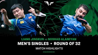 Liang Jingkun vs Noshad Alamiyan  MS R32  Saudi Smash 2024 [upl. by Singband]