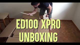 Bateria eletrônica ED100 XPRO Unboxing [upl. by Chuah466]