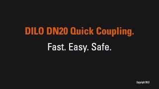 DILO Quick coupling DN20 [upl. by Eynahpets]