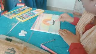 easy sunsetting paintingeasydrawingandpaintingforkids art landscape [upl. by Awahsoj]