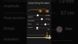 Guitar String Simulator [upl. by Emarej610]