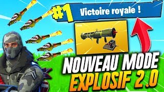 🔥 NOUVEAU MODE EXPLOSIF 20 ► MISSILE TÉLÉGUIDÉ sur Fortnite [upl. by Ayisan]