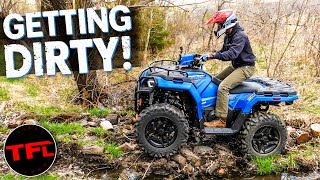 Our OffRoad Course IS A MESS Will This 2024 Polaris Sportsman 570 Trail Get Stuck [upl. by Celine]