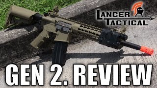 Lancer Tactical Gen 2 Keymod M4 Review LT19  Airsoft GI [upl. by Bryana]