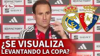 ¿SE VISUALIZA ARRASATE levantando la COPA  REAL MADRID vs OSASUNA  FINAL COPA DEL REY  AS [upl. by Tallbott894]