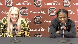 WBB Postgame Coppin State Chloe Kitts and MiLaysia Fulwiley News Conference 111424 [upl. by Teyugn679]