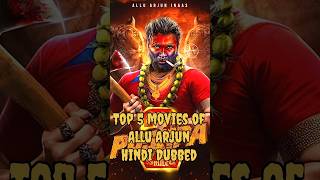 Allu Arjun’s top 5 movies Hindi dubbed New South Indian movies in Hindi alluarjun movie south [upl. by Reese]