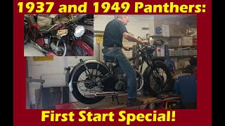 Mart visits Geoffs Garage A Panther first start double bill 2344 [upl. by Konopka]