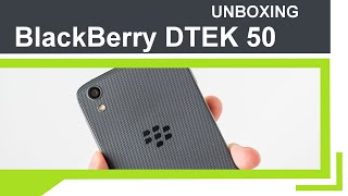 BlackBerry DTEK 50  Unboxing Erster Eindruck [upl. by Idolem]