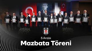 Beşiktaş JK Yönetim Kurulu Mazbata Töreni [upl. by Kalina]