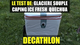 Le test extrême Glaciere souple campingcamp du randonneur Ice Fresh Compact QUECHUA  DECATHLON [upl. by Halley]