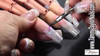 ♡ Nail Art Ice Tips  Frost In Ice Design [upl. by Ab746]